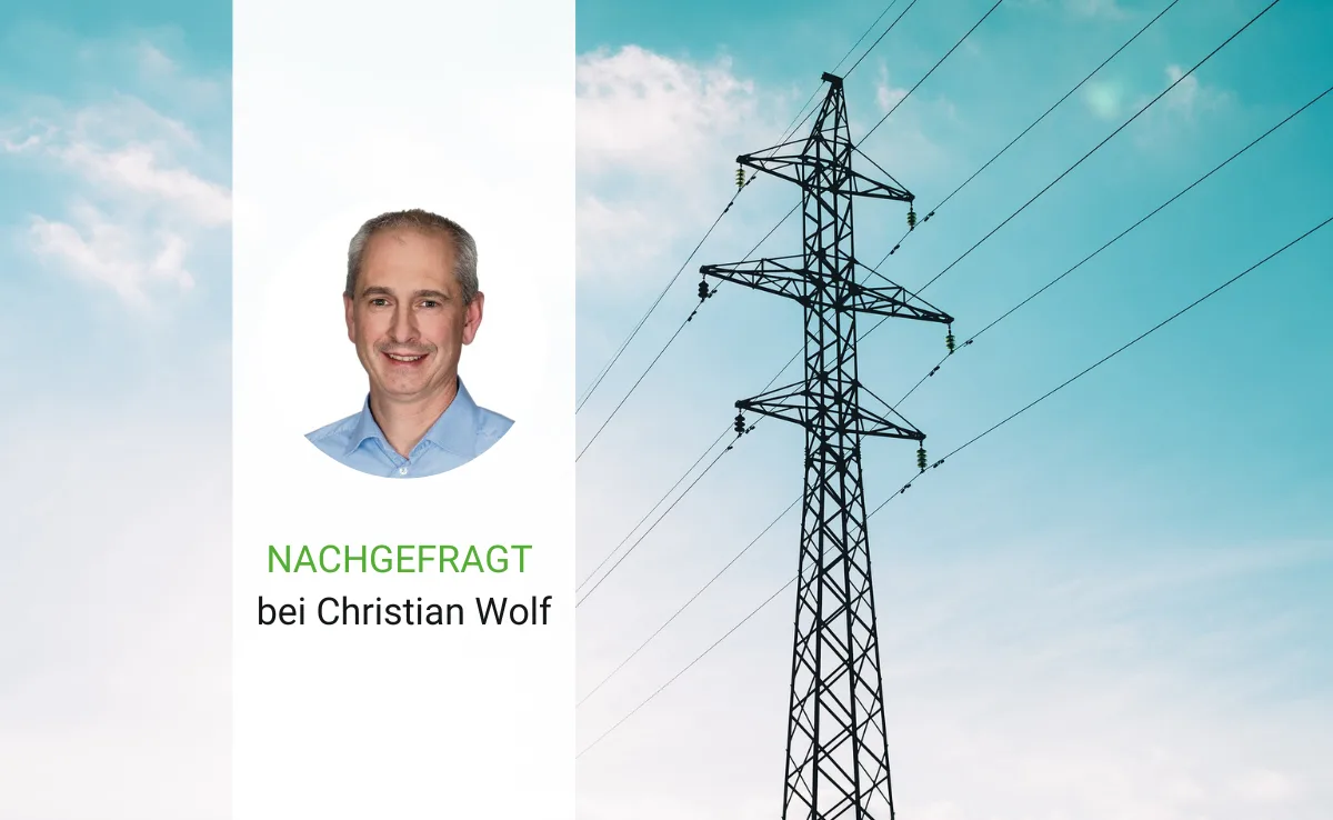 nachgefragt-wolf-38 «Eine Strommarktliberalisierung macht keinen Sinn»