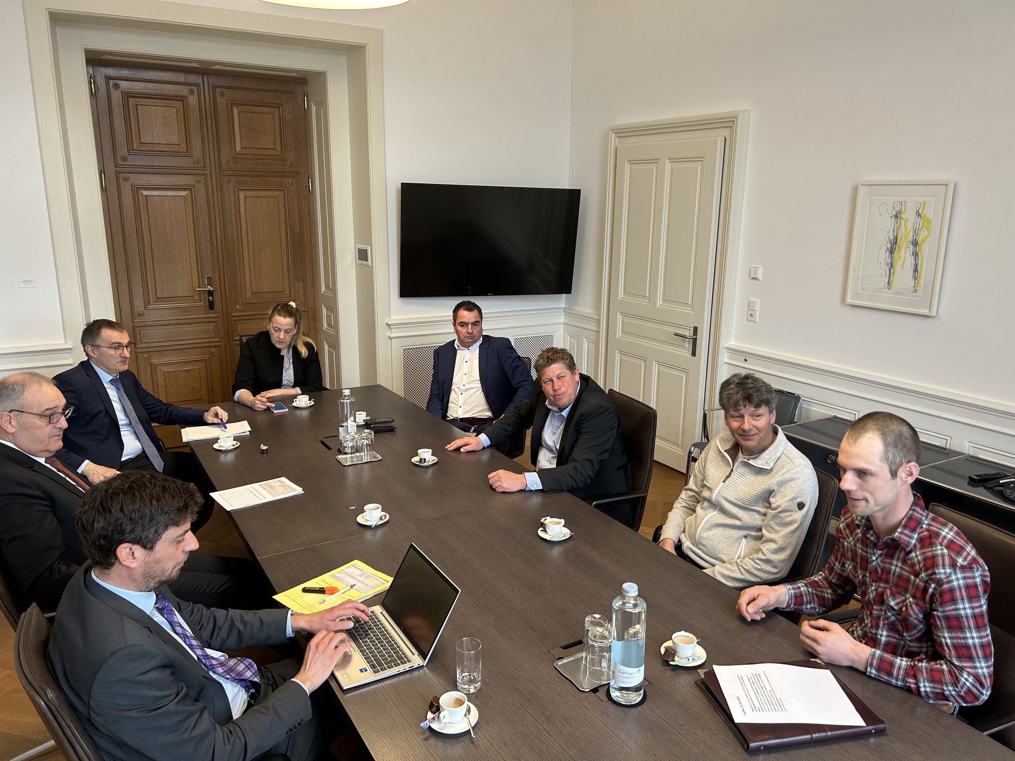Bauernproteste: Bundesrat Parmelin trifft Delegation von Landwirten