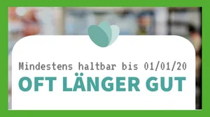 Die Einführung des gut sichtbaren Hinweises zur richtigen Deutung von Mindesthaltbarkeitsdaten gehört zum Engagement als «Waste Warrior Brand» von Lidl. (Bild Screenshot Too good to go)