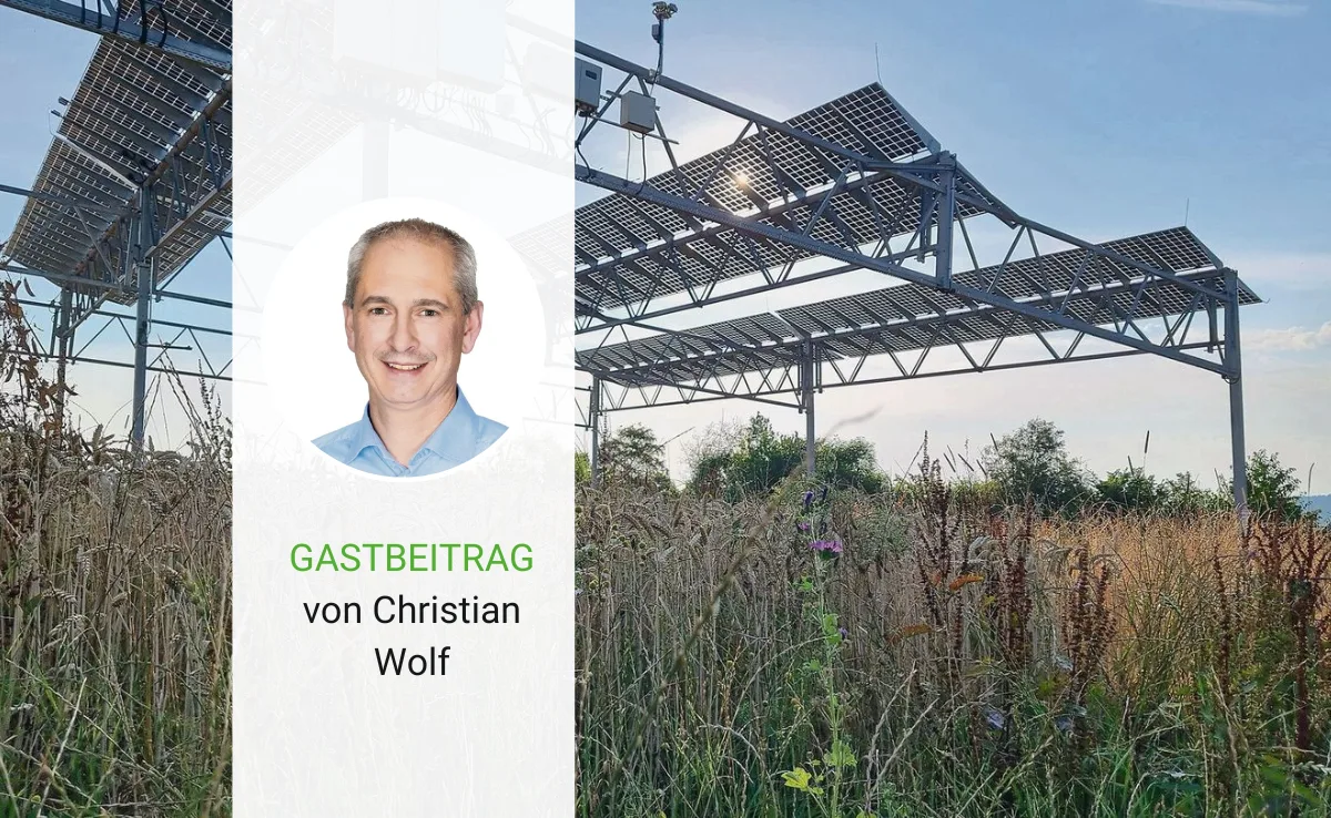 Agrophotovoltaik hat viel Potenzial, aber dann kam der Hammerschlag des BLW
