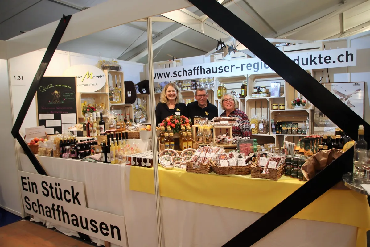 Die Schaffhauser Herbstmesse ist eine ideale Plattform für Regionalprodukte