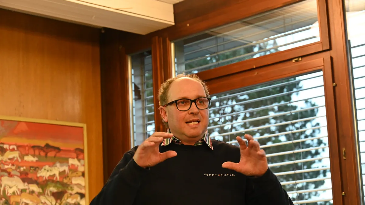 Peter_herren Der Geschäftsführer der Seeländer Gemüseproduzenten trifft sich mit der IP-Suisse-Spitze