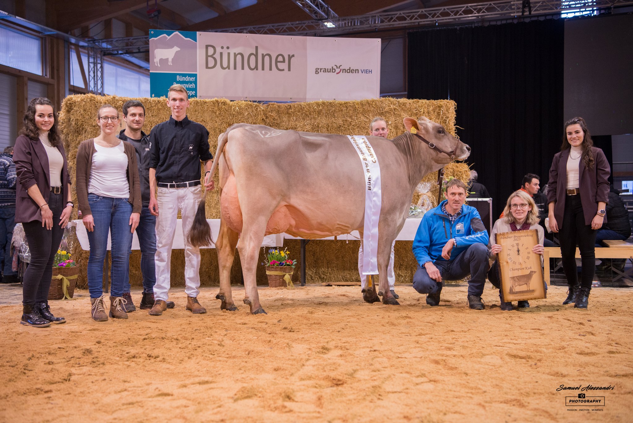 Walser's Phil Rubina gewinnt den 22. Bündner Braunvieh-Tag