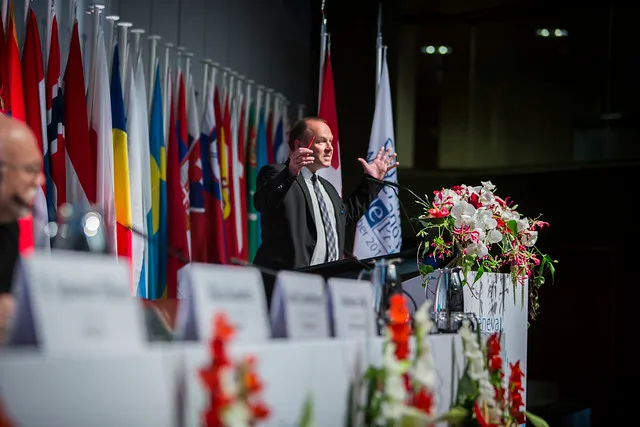 0d597ab27e8f8491ed2303fccff0a02cc216ebcc Andreas Aebi 2015 in Genf. Der Nationalrat ist Mitglied der Aussenpolitischen Kommission des Nationalrats und in dieser Funktion oft unterwegs. (Bild zVg)