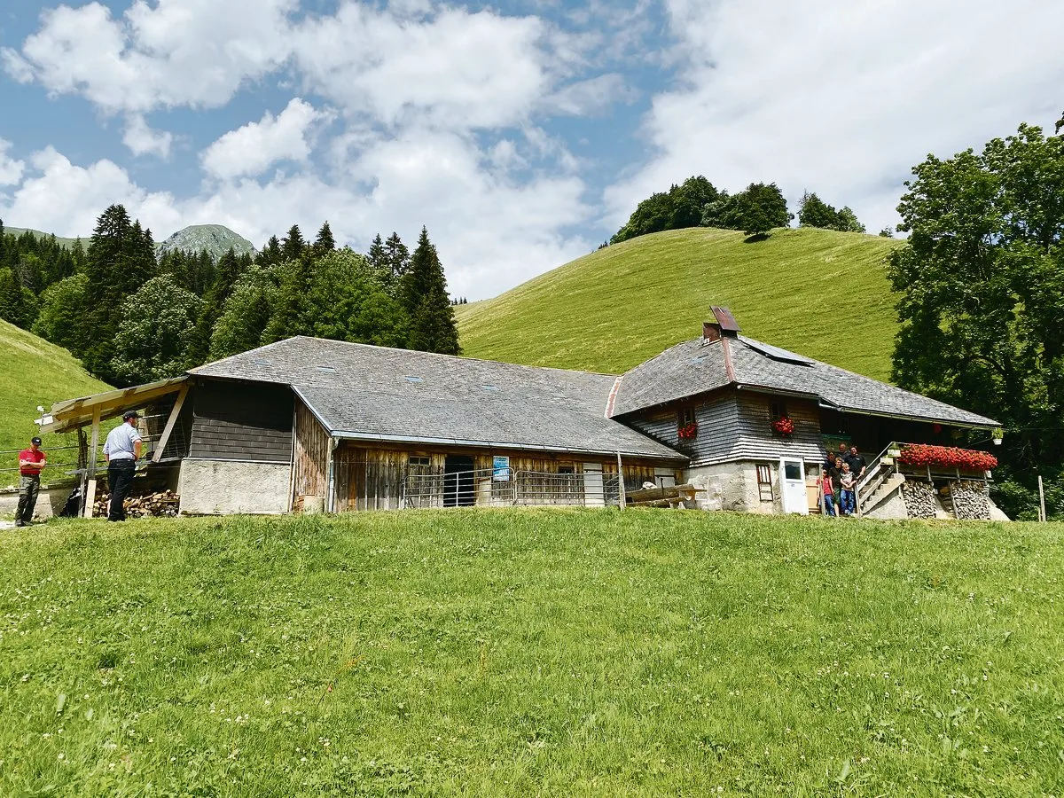 aa41d4d9a71845366f35fc3ec44d37d6fa575414 Die stattliche Alphütte «Marais» auf dem Gemeindegebiet von Haut-Intyamon, Sektor Neirivue.(Bild IAG Grangeneuve)