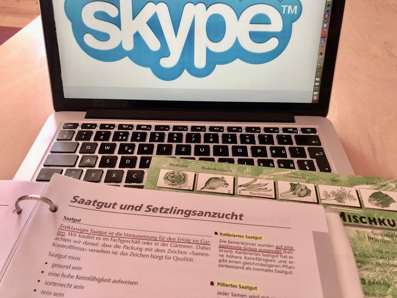Nicht nur Unterricht findet online statt, sondern auch Infoveranstaltungen für die Prüfungsvorbereitung Bäuerin FA. (Symbolbild et)