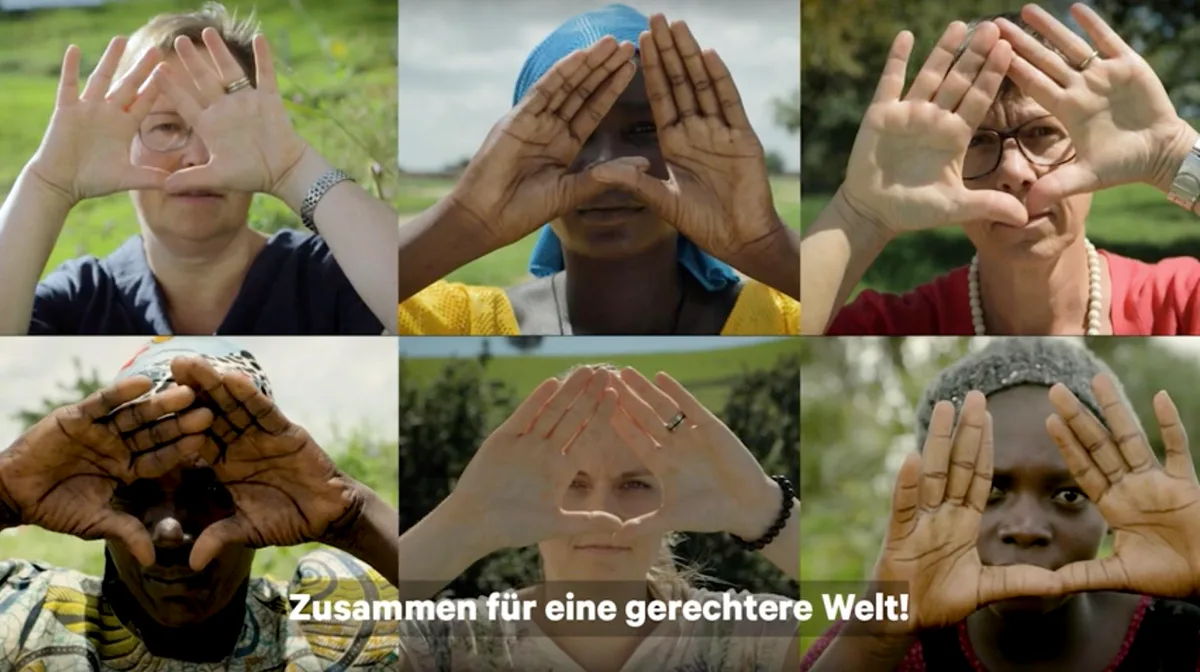 704e48bd989b7f115047a28d3909a764c0d34f30 Bäuerinnen aus der Schweiz und Bäuerinnen weltweit zeigen sich solidarisch untereinander. Der Internationale Tag der Landfrau, am 15. Oktober, wurde genutzt, um gemeinsam auf fehlende Rechte aufmerksam zu machen. (Videostill Swissaid)