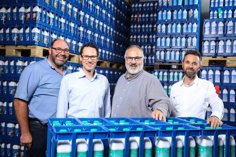 055ad910fd849937e4a3884d322f13ecdb09d4e9 Die neue Geschäftsleitung: Philipp Suter, Martin Herzig, Erich Reichmuth, René Arnold (v.l.). (Bild zVg)
