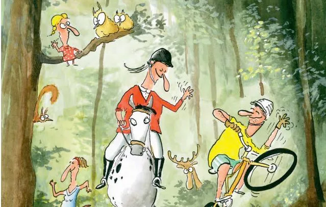 765c97d68fdef3828041c71cbcaed1e5c916328d Bitte nicht zu laut und auf den Wegen bleiben: Das sind zwei der Hinweise aus dem Wald-Knigge. (Bild Arbeitsgemeinschaft für den Wald)