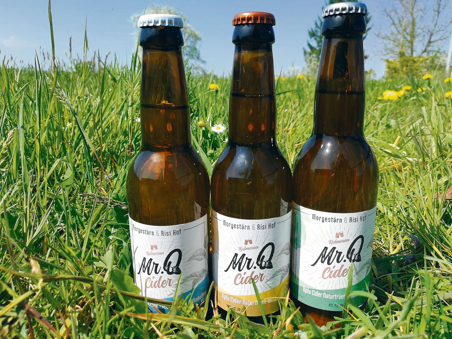 Der «Mr. Q»-Cider ist ein Gemeinschaftsprodukt der Betriebe Morgestärn und Risihof in Kulmerau.