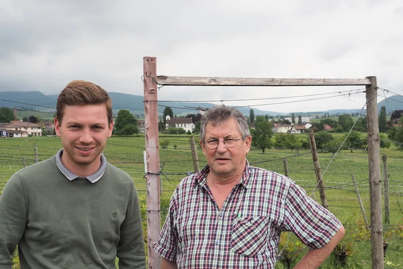a01b65b857083ceb57422dd4b930f4b355b960ad Martin Auer (rechts) zusammen mit seinem Produktionsleiter Christian Clauss. (Bilder Christian Weber)