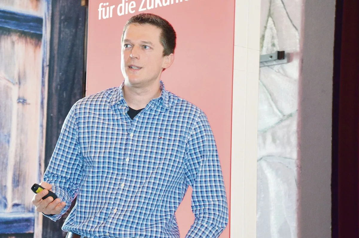 Investitionen in eine gute Biosicherheit sei wie eine Versicherung, sagte David Rossbroich an der Profera-Tagung.