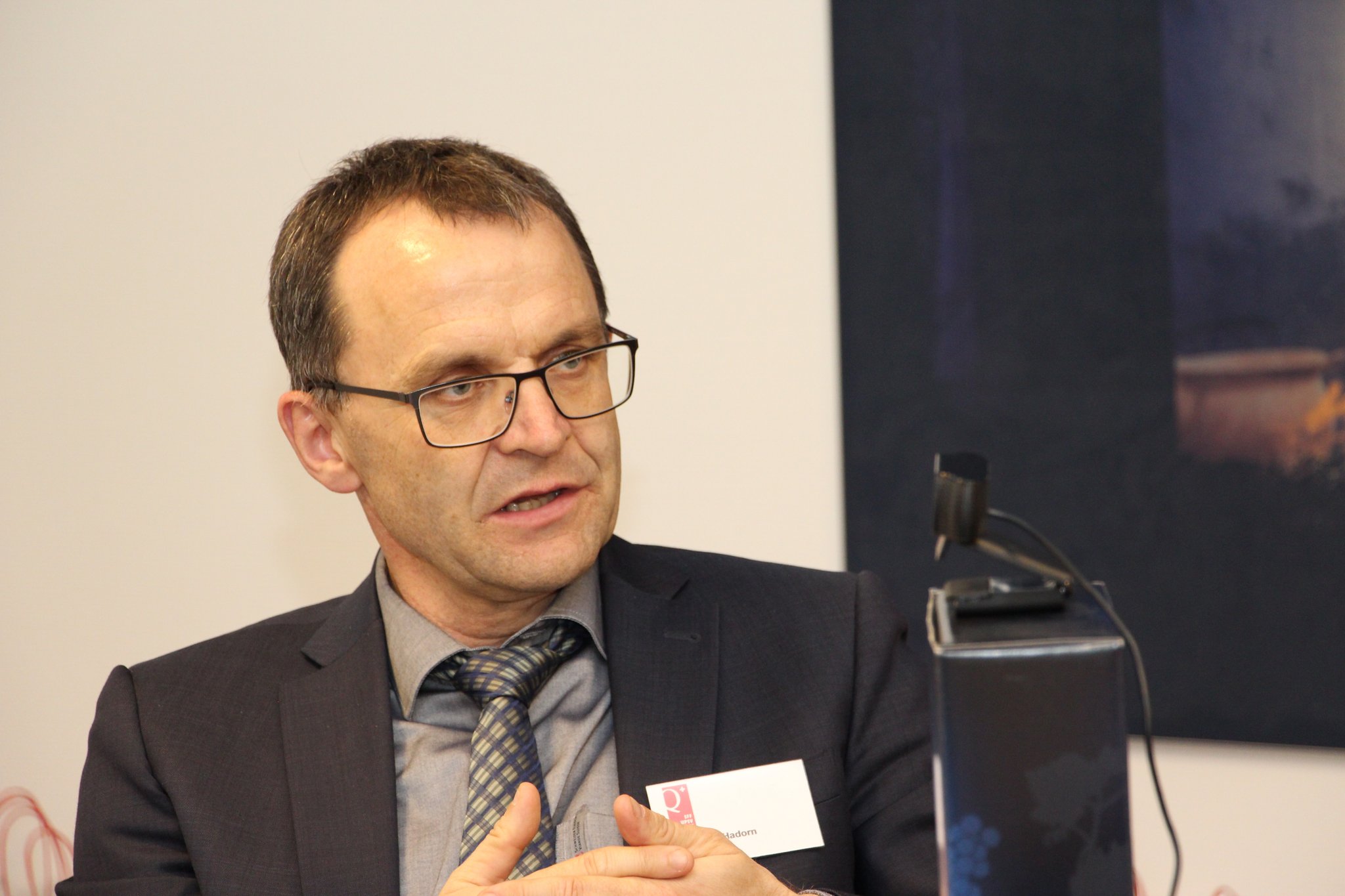 SFF-Direktor Ruedi Hadorn betonte, dass ein Abbau von Handelshemmnissen im Interesse der exportorientierten Schweiz sei. (Bild Hans Rüssli)