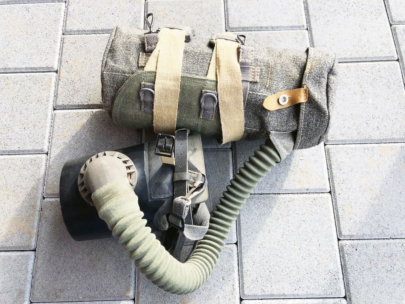 Auch für Pferde hiess es zu Kriegszeiten «Maske auf!»