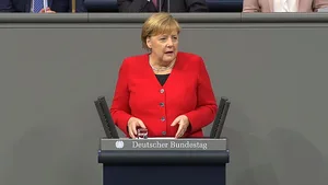 Man dürfe keinen Zweifel daran lassen, „dass wir heimische Lebensmittel wollen und eine starke Landwirtschaft“, so Angela Merkel. (Bild Deutscher Bundestag)