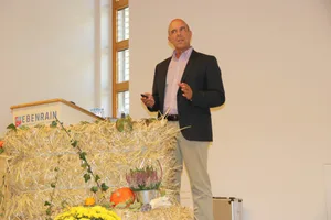 Lukas Kilcher, Leiter des Ebenrain-Zentrums, führte durch die Tagung.
