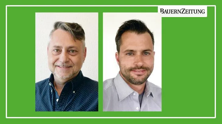 Der scheidende (links) und der neue Leiter des Landwirtschaftsamts im Kanton Zug. (Bilder Kanton Zug)
