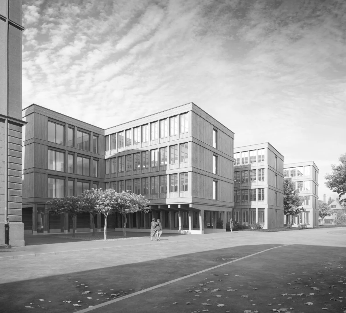 62a54f07602e7e5c25b73717b1ba970adf21fd37 So präsentiert sich der Erweiterungsbau des Thurgauer Regierungsgebäudes in der Visualisierung. (Bild GLVDR ©nightnurse)