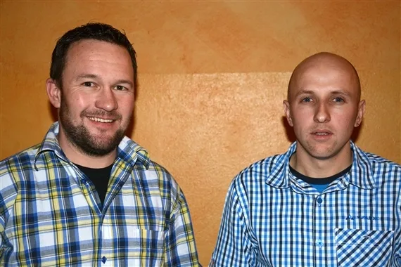 4e91ea6daf2062e25512b831b2a375d275aeb9c1 Die beiden neuen Viehschauexperten: Christian Zurbrügg (links) und Peter Brügger. (Bild sb)