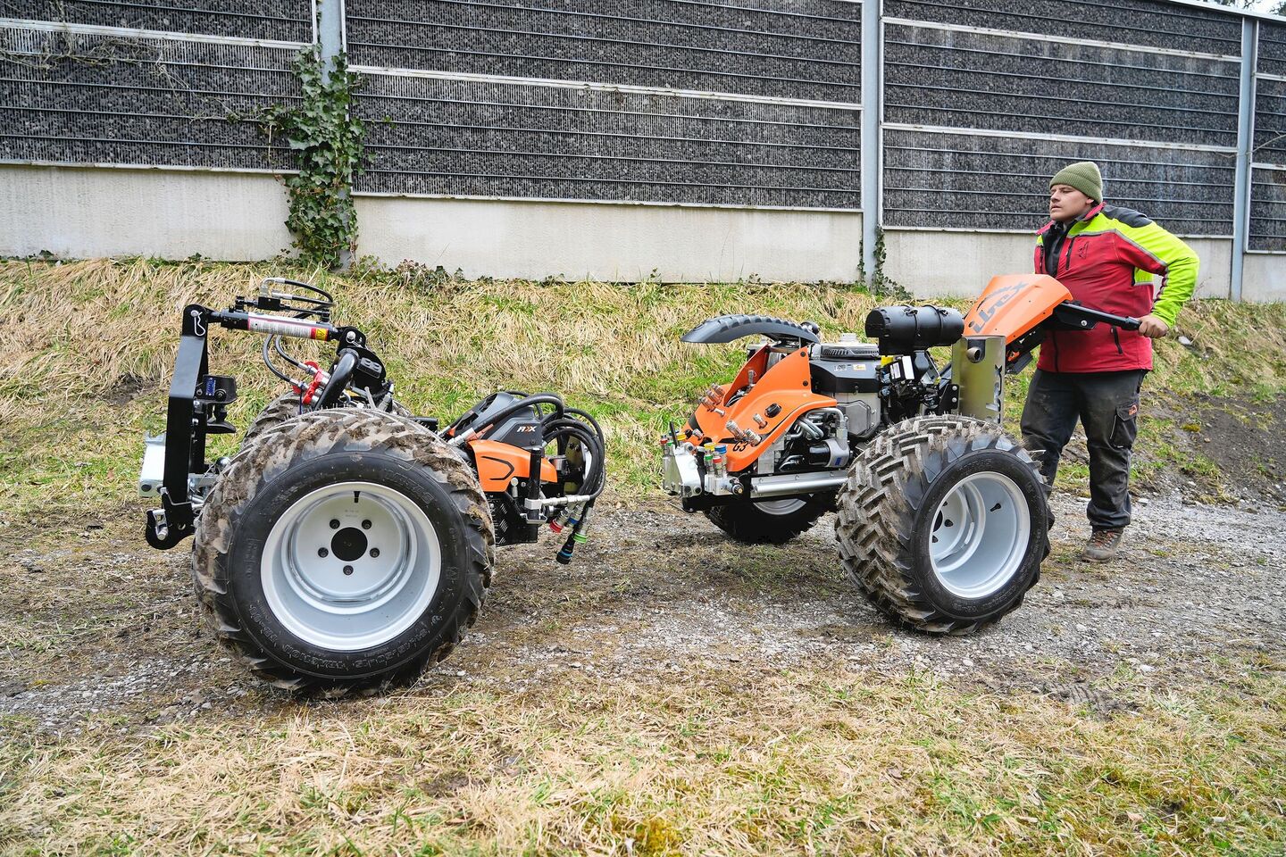 Der Ibex G3-V kann mit einer zusätzlichen Achse ergänzt werden.
