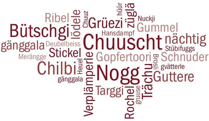 0f404e77fe7a907f1641482a694b683b0f1eb7df Die Schweizerdeutsche Mundart ist überaus vielfältig und variantenreich. Das Idiotikon verzeichnet die Sprache und ihre Geschichte, während laufend Forschungen betrieben werden. Das gleichnamige Institut unterstützt verwandte Projekte.(Bild BauZ)