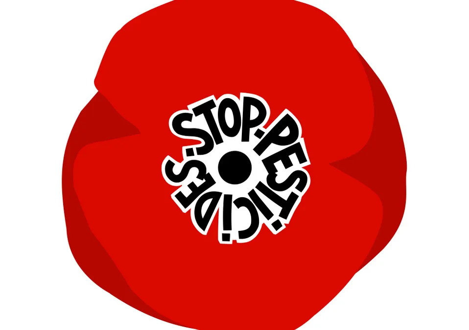 73d64f1aedd42c643571640d008a2fb09c3cd82a Die stilisierte Mohnblüte ist das Symbol der neuen Anti-Pflanzenschutz-Widerstandsbewegung in Frankreich. (Bild pd)