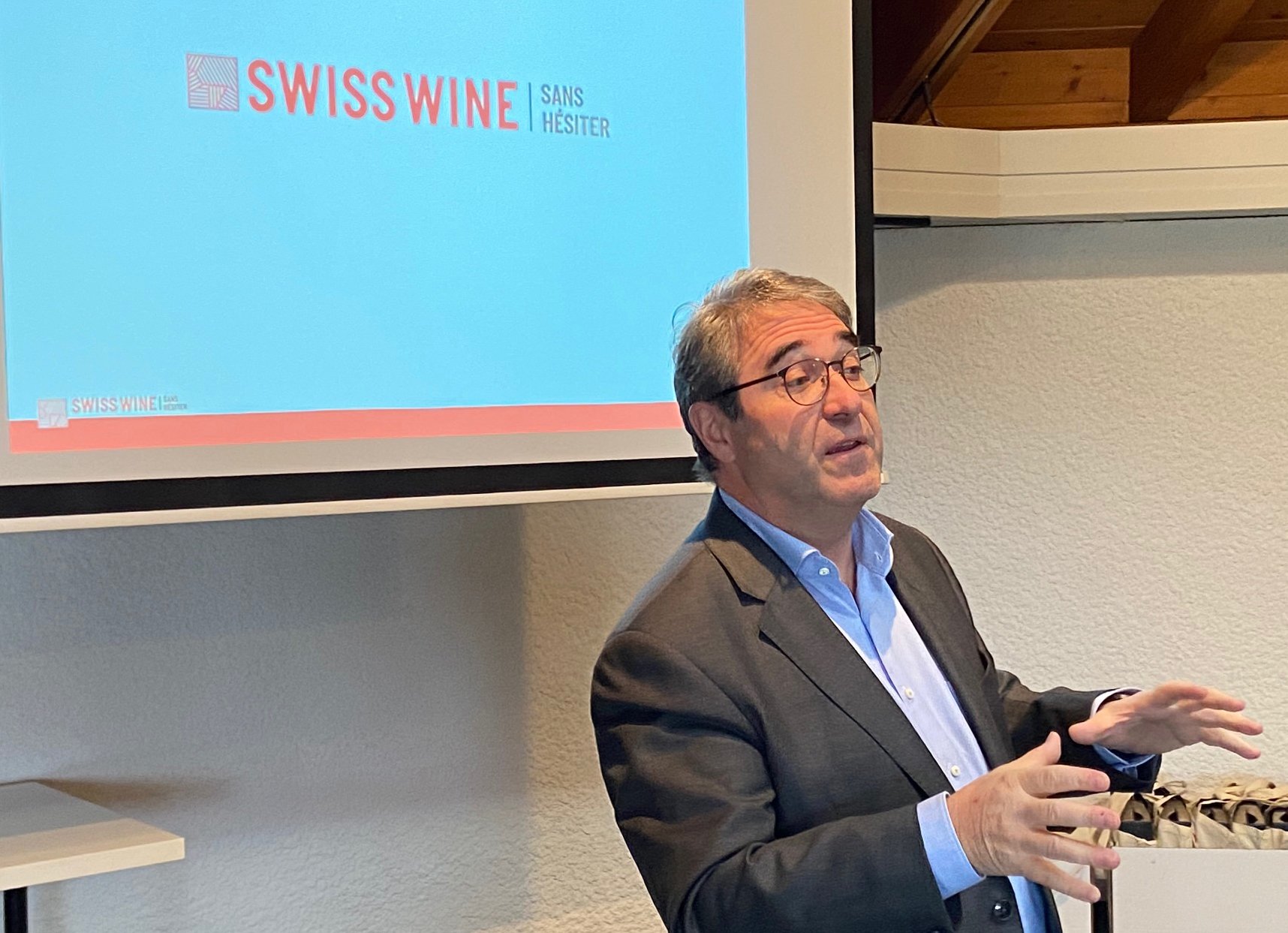 "Hoher Druck aus dem Ausland": Frédéric Borloz, Präsident der Schweizer Winzer. (Bild akr)