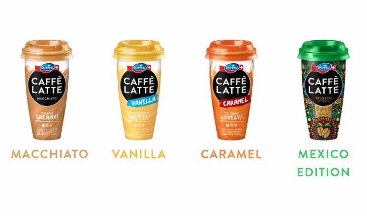 Auf der Überholspur: Die Caffé Latte Becher von Emmi. (Bild Emmi)