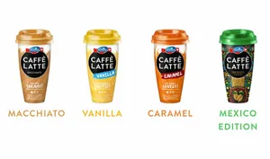 Auf der Überholspur: Die Caffé Latte Becher von Emmi. (Bild Emmi)
