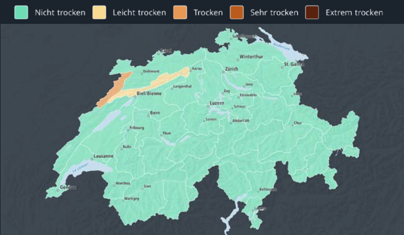 Der Satellit erkennt Pflanzenstress