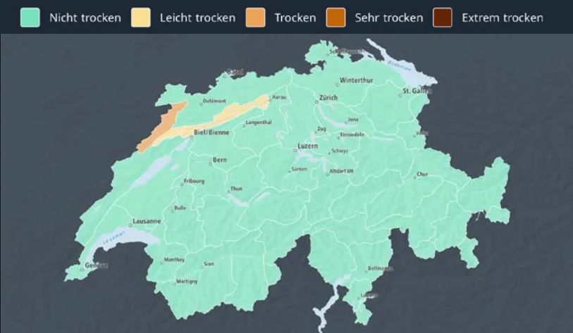 Der Satellit erkennt Pflanzenstress