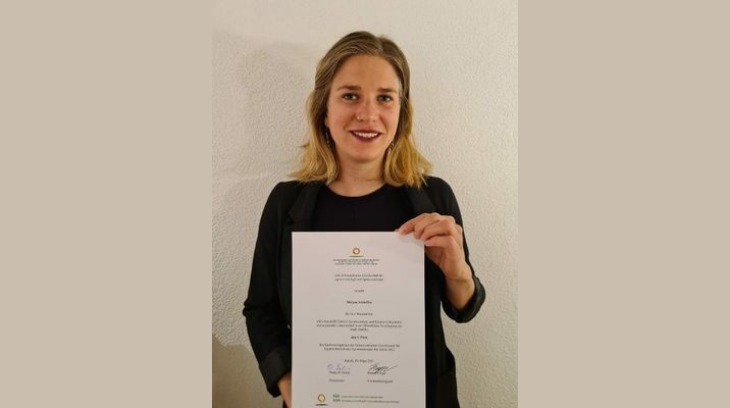Mirjam Schleiffer gewann den diesjährigen Nachwuchspreis der SGA. (Bild SGA)