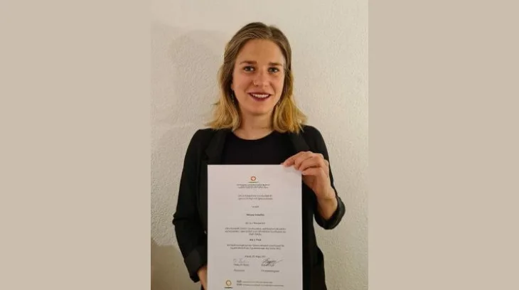 bd0c02ac989110f8a2696545e0cbd3b9fc62a709 Mirjam Schleiffer gewann den diesjährigen Nachwuchspreis der SGA. (Bild SGA)