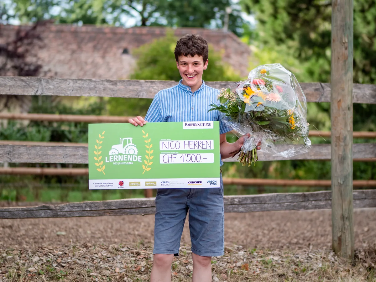 Der 17-jährige Nico Herren wird Lernender des Jahres 2026.