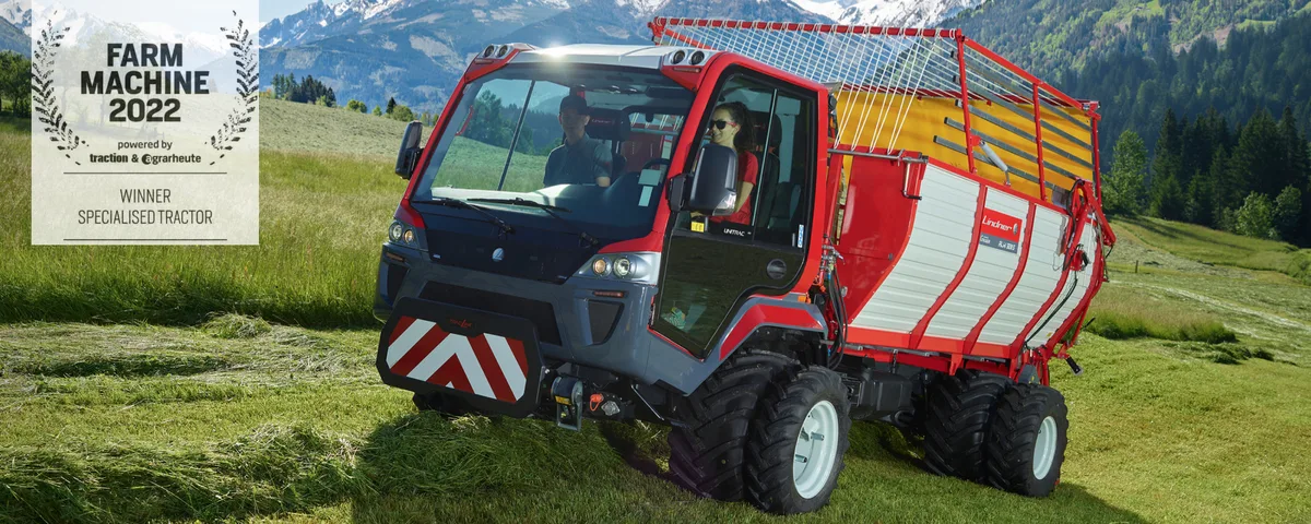 Der Lindner Unitrac 122 LDrive ist die Farm Machine 2022 in der Kategorie Spezialtraktor