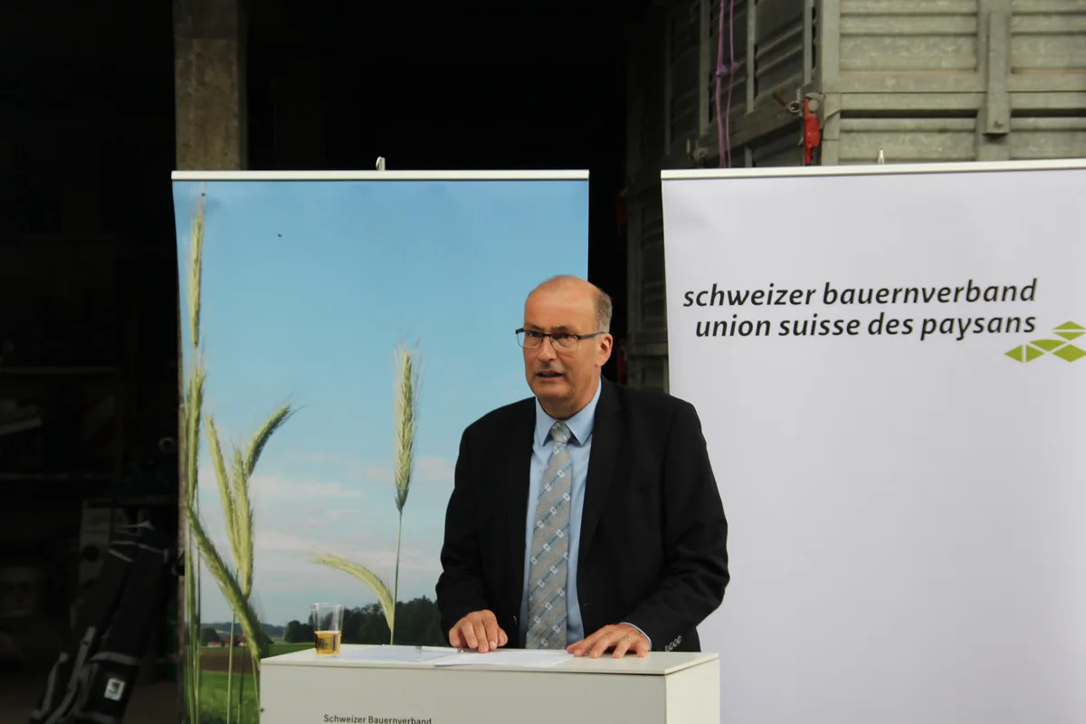 0ab1c920b5c445a274c7780b23f2a0e8f60e4fff SBV-Präsident Markus Ritter nimmt in einem Interview ganz klar Stellung zur Agrarpolitik des Bundes. (Bild SBV)