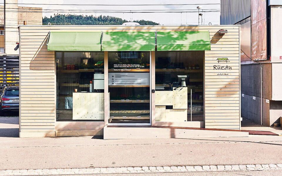 Agrovision Burgrain hat das Baugesuch für den erste Container-Laden nach dem Konzept von «Rüedu» eingereicht.