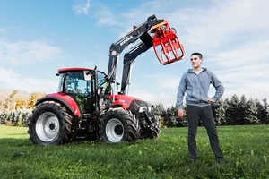 Der Case IH Farmall 115 U Pro ist der TraumTraktor von Pascal Luzio aus Büttikon. Bild: Pia Neuenschwander