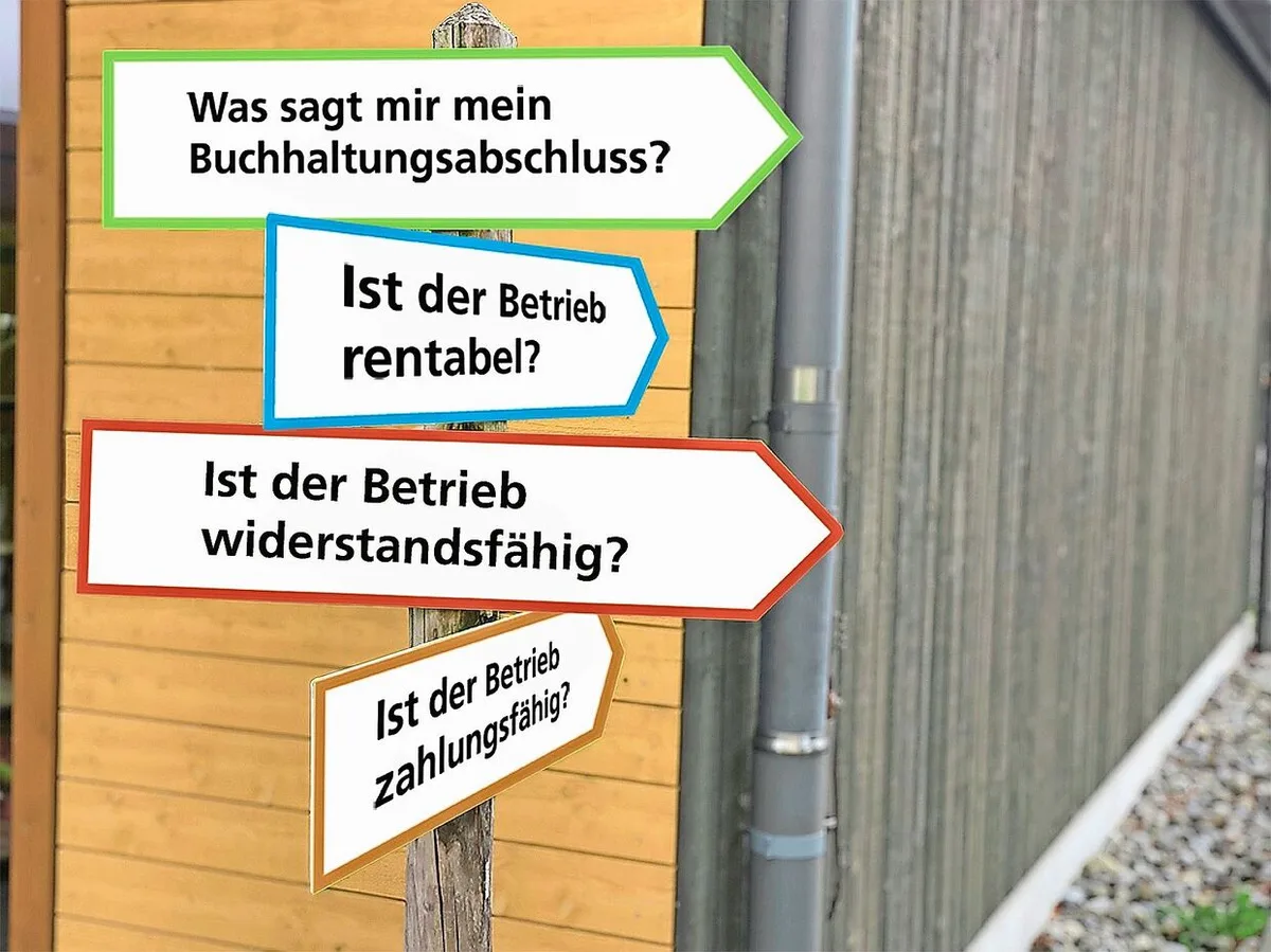 c4b003988f714fcb5e32a8e2b478ca5d8c7645b9136dacff1dac293dc0422699 Wo steht der Betrieb? Eine Analyse des Buchhaltungsabschlusses kann bei der Beantwortung der Frage helfen.