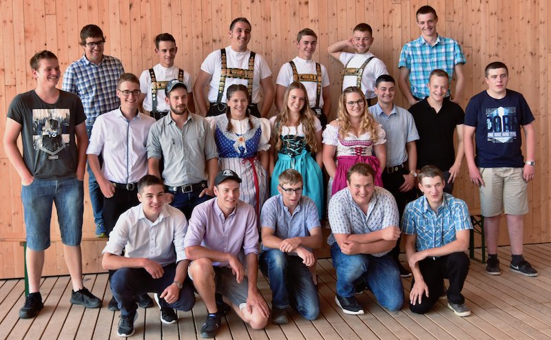 Die Diplomanden der Klasse LW 3c. (Bild bey)