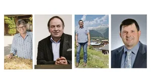 Martin Haab, Alois Huber, Thomas Roffler und Hans Jörg Rüegsegger bewerben sich als Vizepräsident des SBV. (Bilder zVg)