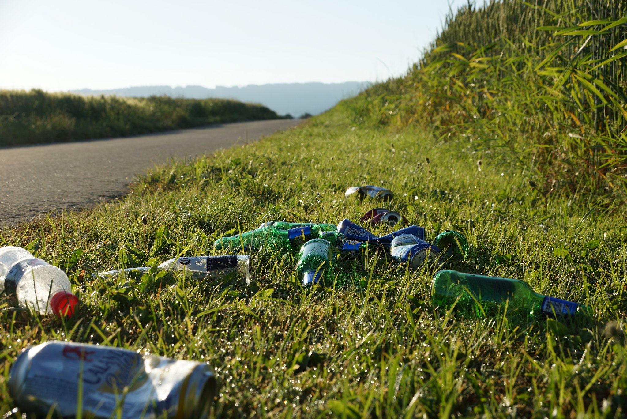 Über alle Getränkeverpackungen hinweg erreicht die Schweiz eine Verwertungsquote von 93 %. Dennoch besteht das Problem von Littering. Die Pflichtpfand-Forderung steht nun im Raum. (Bild Archiv)