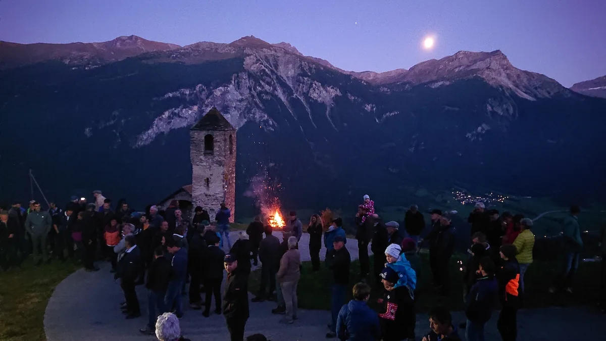 anwesende Wut und Mut an den Feuern der Solidarität zur Unterstützung der Landwirte