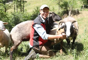 Das Bündner Oberländer Schaf ist für Ruedi Battaglia in jeglicher Hinsicht ein wertvolles Tier.