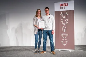 Die bäuerlichen Gewinner: Patrick Rudin und seine Partnerin Nicole Zihlmann aus dem baselländischen Ziefen.
