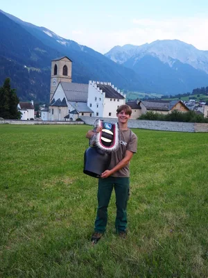 Andrin Largiadèr aus dem Kanton Graubünden hat sein erstes Lehrjahr abgeschlossen.
