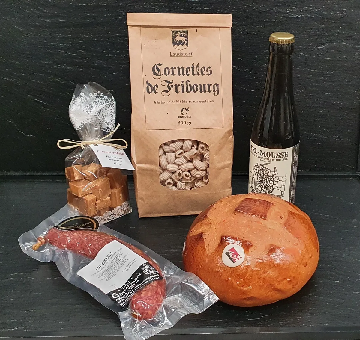0d510530ef3998077b93ac16a1bde615425a3a04 Die Freiburger Spezialitäten können über den Online-Shop der Goût et Terroirs bestellt werden. (Bild Terroir Fribourg)