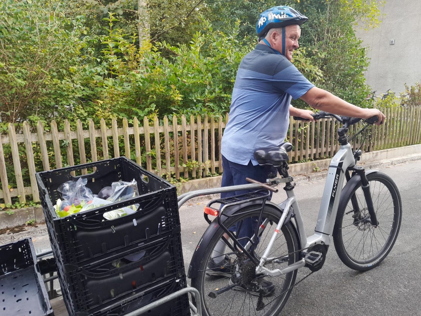 Mit dem Velo