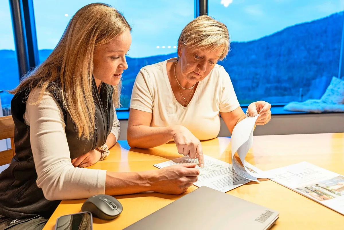 Zahlen offenzulegen ist für Familie Bader wichtig. Liliane Bader hat in ihrer Projektarbeit zur Bäuerin mit Fachausweis bereits einen Darlehensvertrag mit ihren Eltern erstellt.