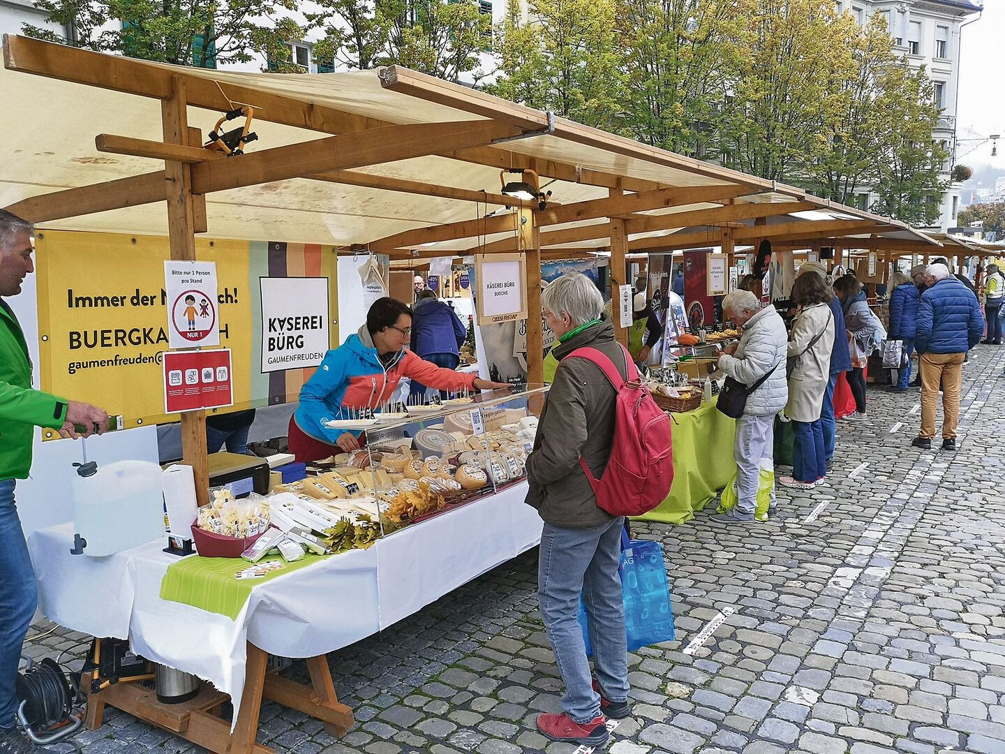 Am Luzerner Cheese-Festival war die Kauflust der Kundschaft hoch